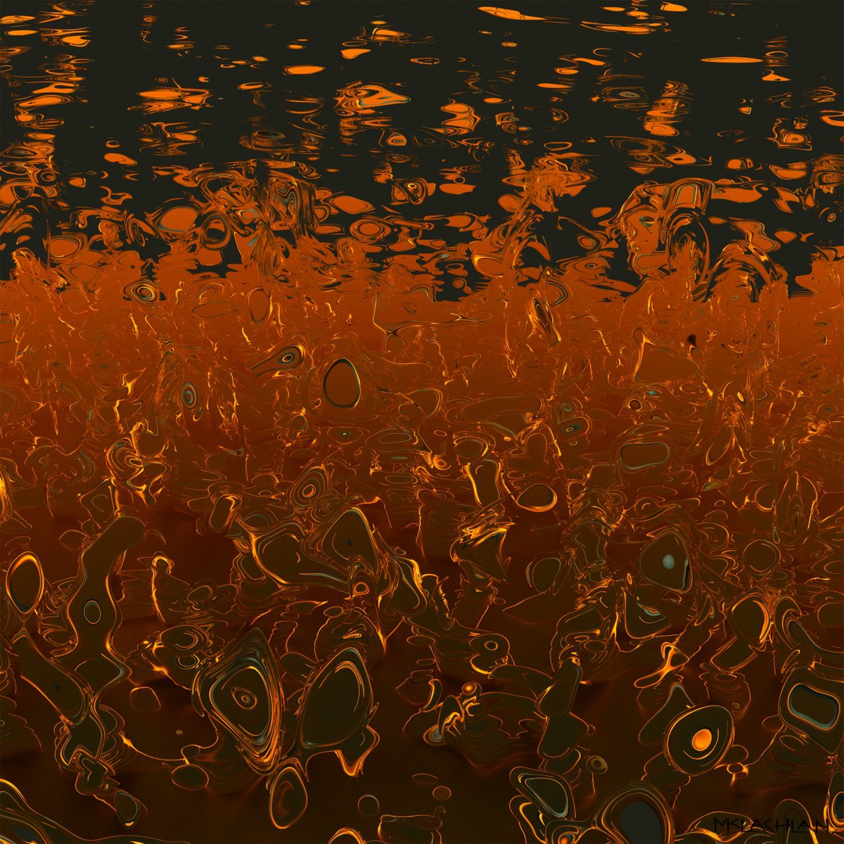 Organic Giclee Print , Liquid Cosmos #2 By Scott Mclachlan, 51 X 51, Artwork For Sale On Artfinder