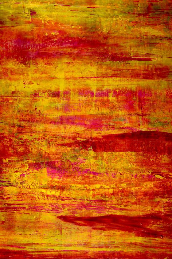 California Sunset | Fiery abstract