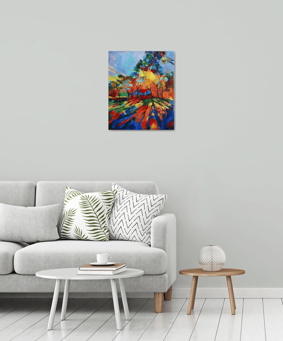 Colors and Shadows I  /  ORIGINAL OIL PAINTING