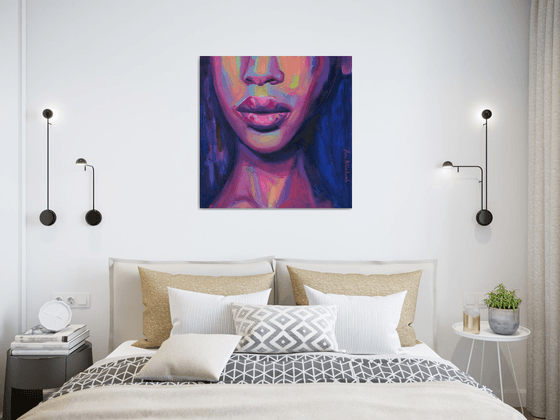 Chic ▪︎ modern African woman wall art