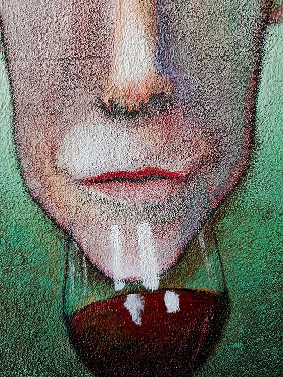 The Last Sip (30cm x 42cm x 1.6cm)
