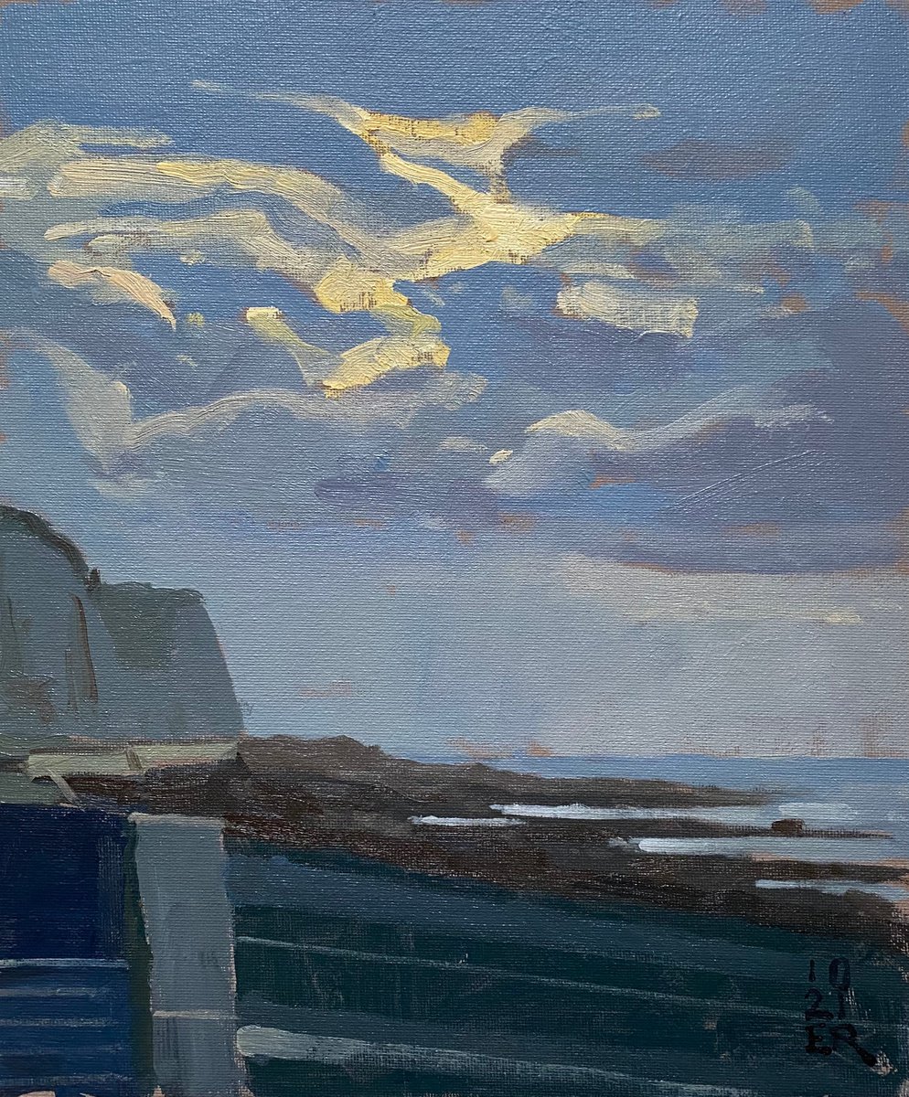 Sunrise Over the Cliffs, Brighton by Elliot Roworth