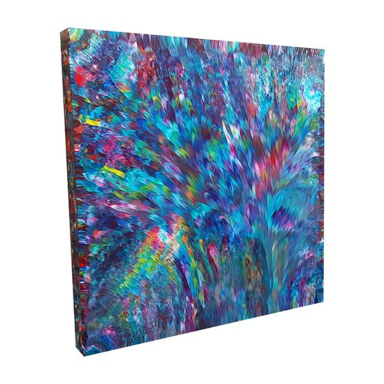 Psychedelic Waterfall No. 3 | 36 x 36 IN