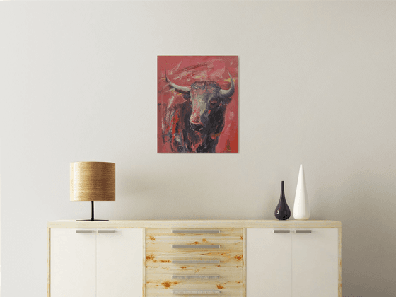 Red Bull(50x60cm oil/canvas)