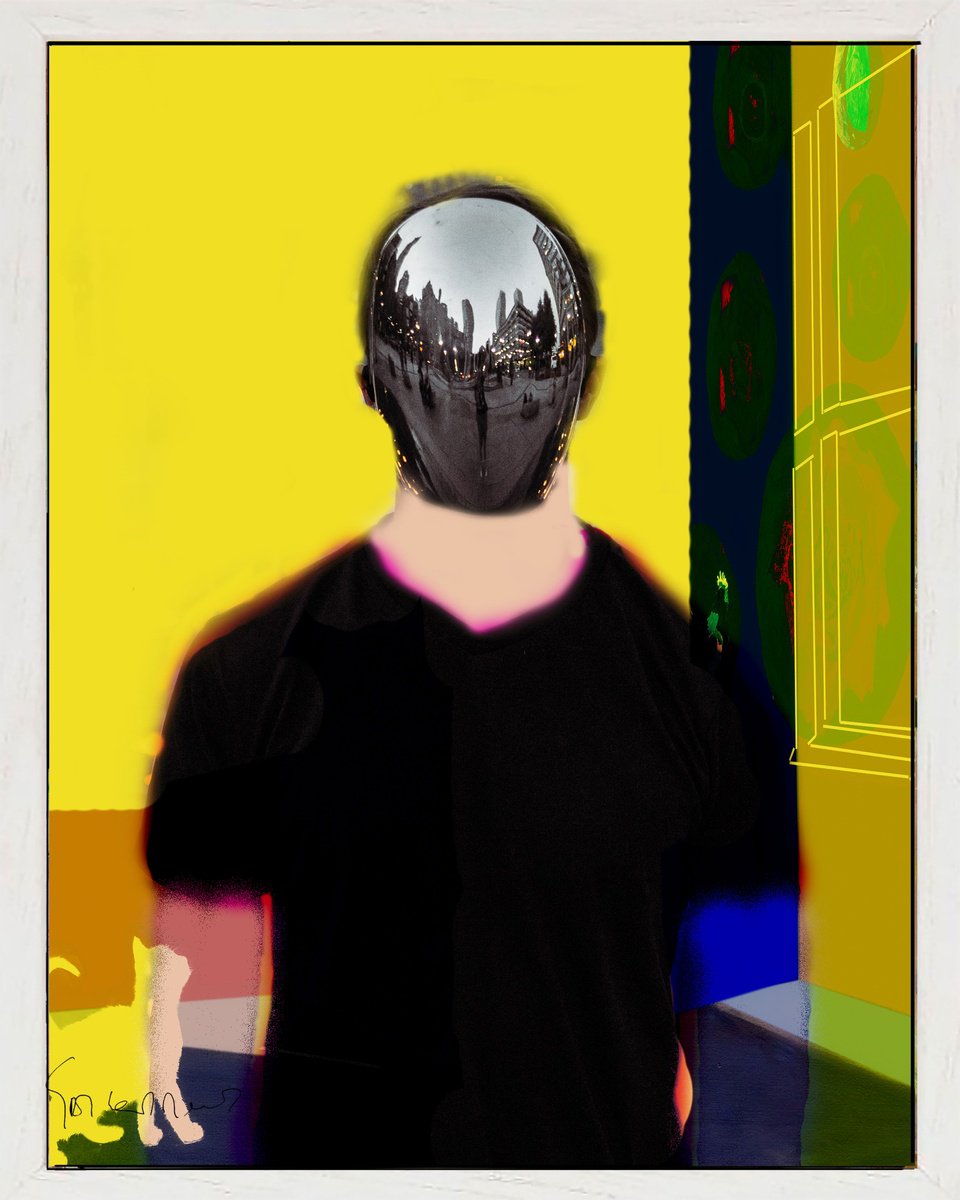 Expressive Portrait Photograph By Geert Lemmers Fpa, 33 X 41, Insufficient Identification2, Original Artwork