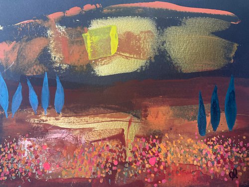 Argyll field by Gwendolyn Fleming