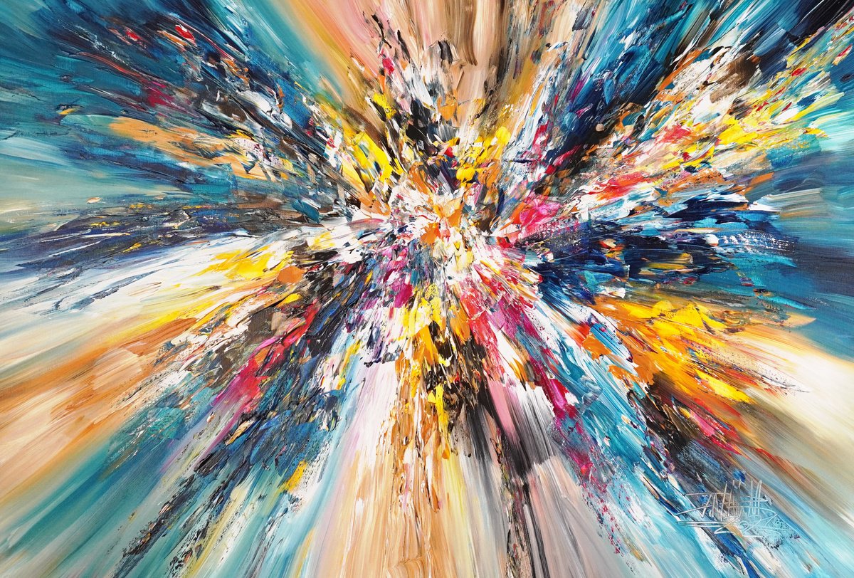 Magical Energy Cloud D 6 By Peter Nottrott, 61 X 41, Artwork For Sale On Artfinder