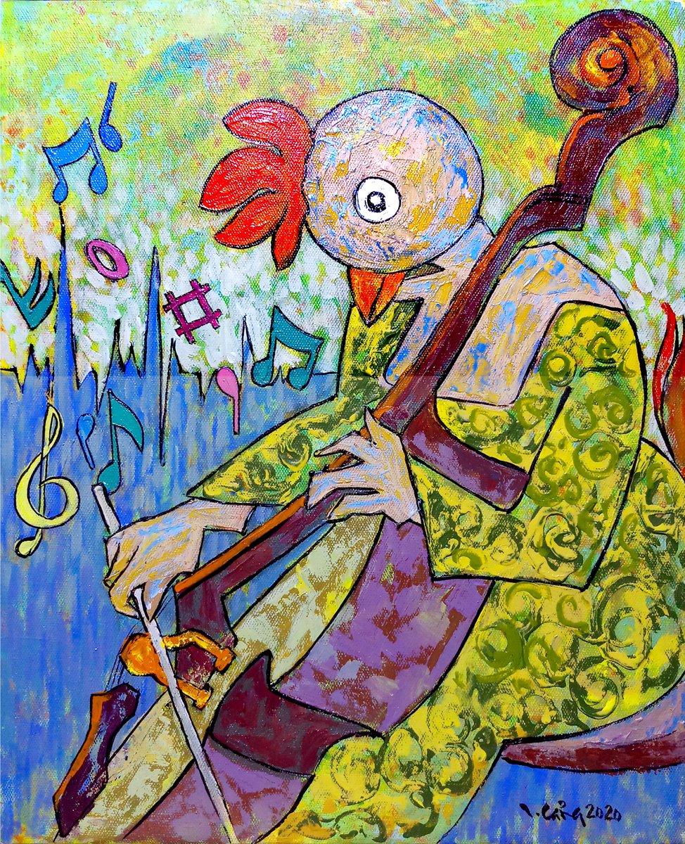Cellist 1 by Cang Lam Van