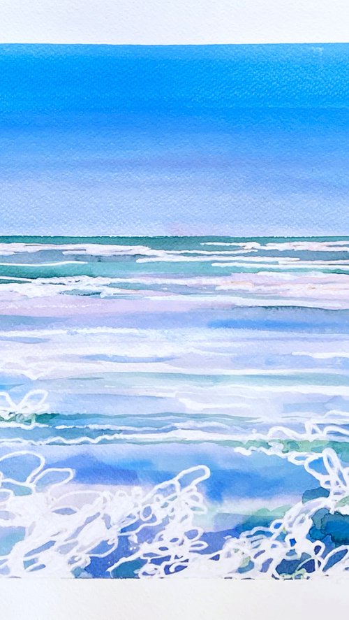 "AUTUMN EVENING BY THE SEA" by Olga Gamy