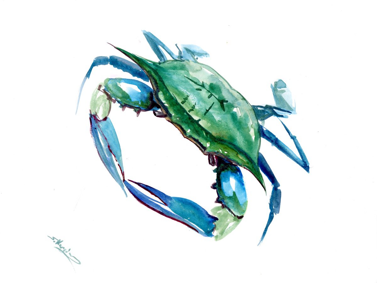 Blue Crab by Suren Nersisyan