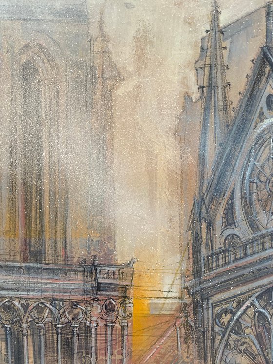 Notre-Dame in the fire