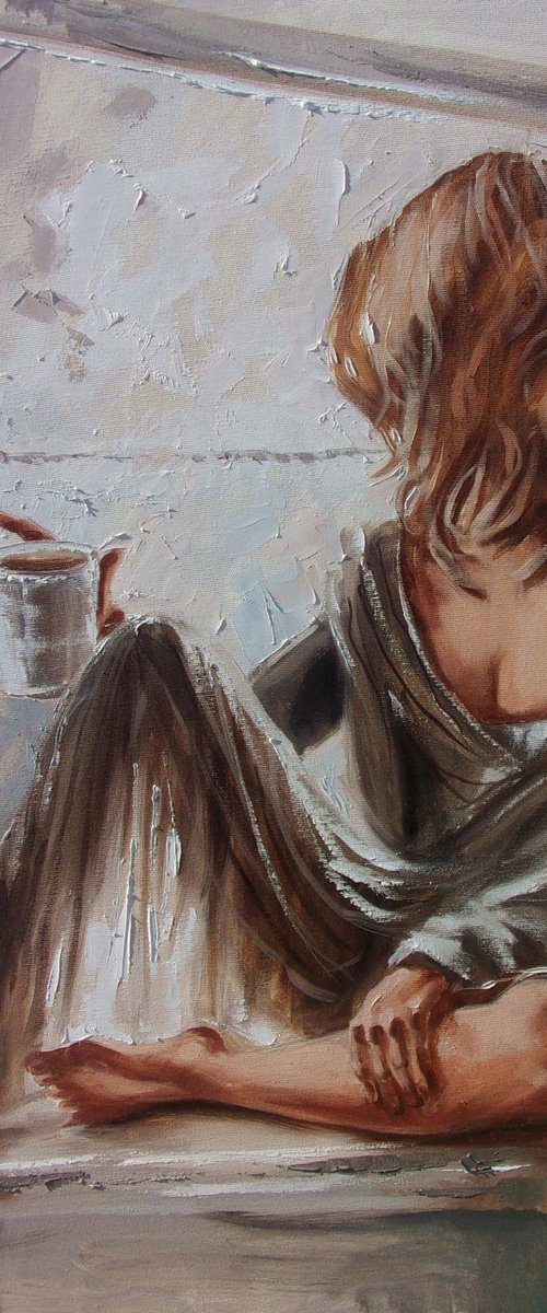 " OCTOBER COFFEE " by Monika Luniak
