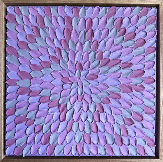 Purple nights (framed)