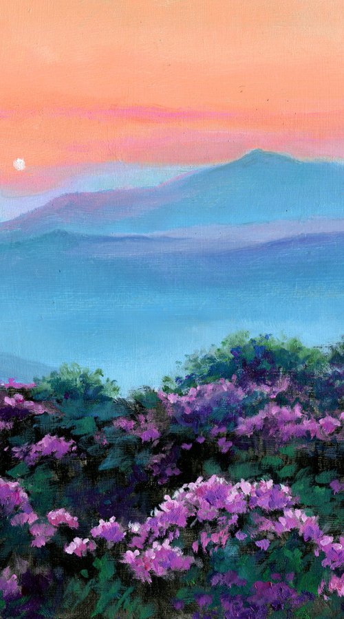 'Blue and purple' by Lucia Verdejo