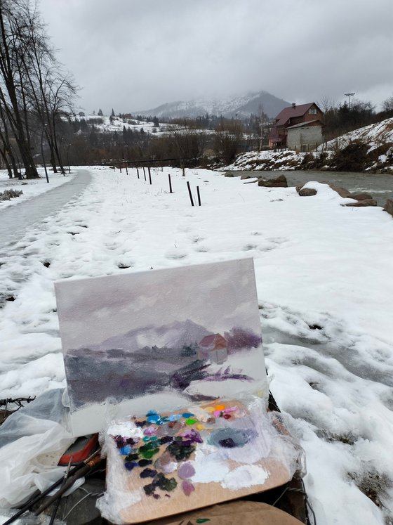 “River Opir, Slavske”