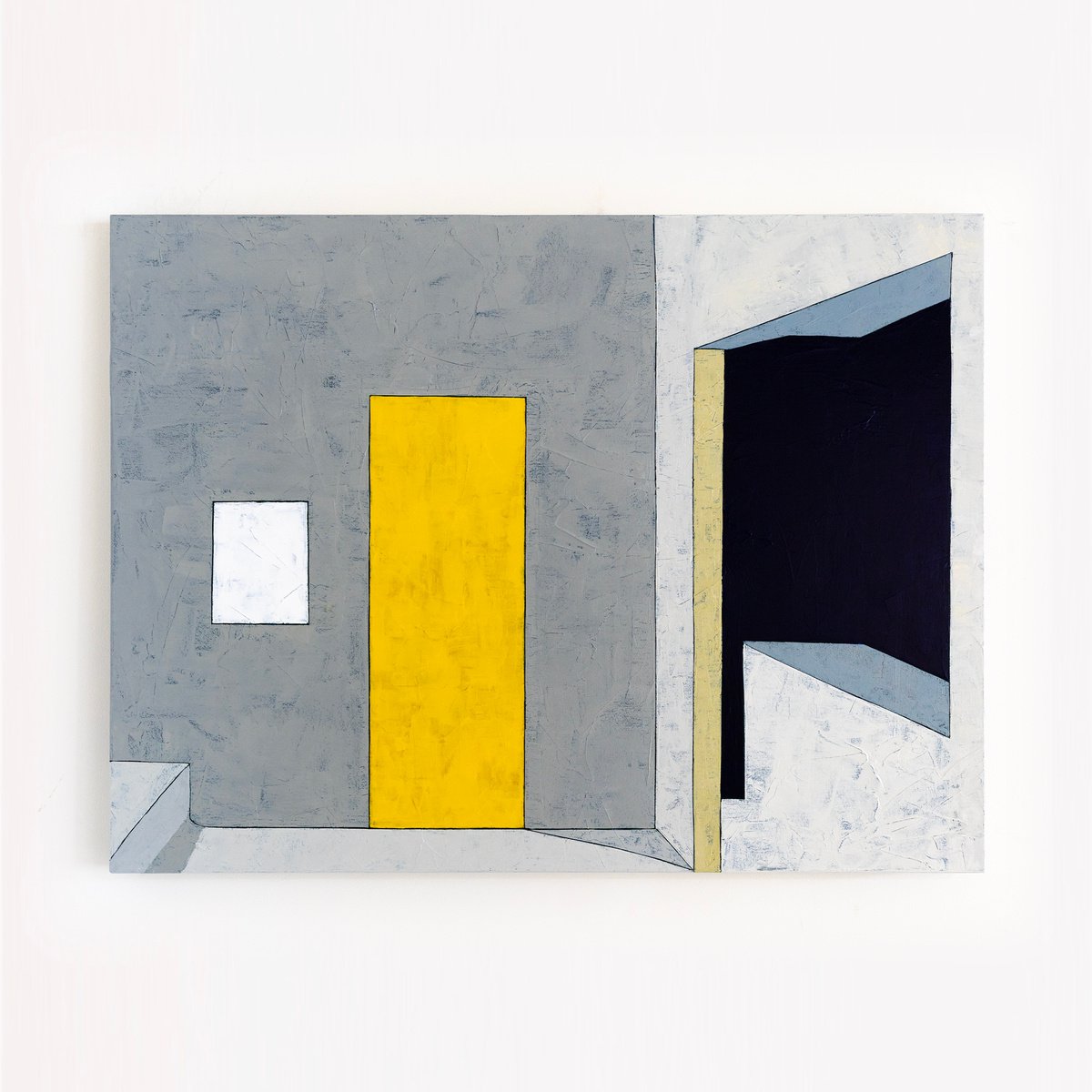 Abstract Acrylic Painting By Hyunah Kim, 40 X 30, Limina, Original Artwork