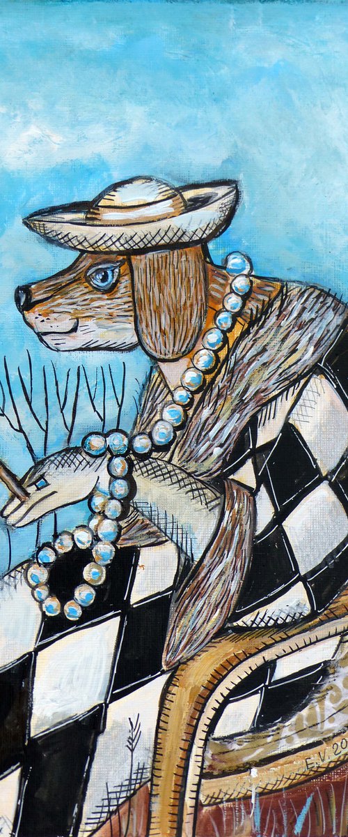 Lady Dog #3 by Elizabeth Vlasova