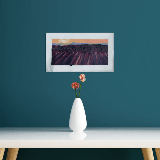 Lavender fields II.. / ORIGINAL OIL PAINTING