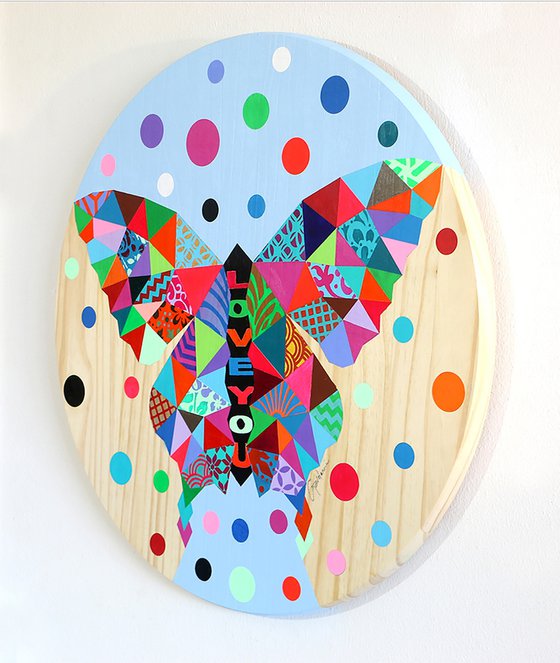 Lady – Original Painting on wood panel