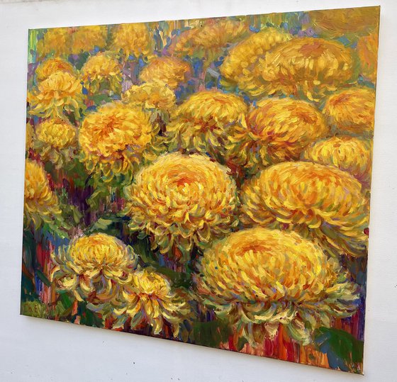 "Bouquet of yellow flowers"