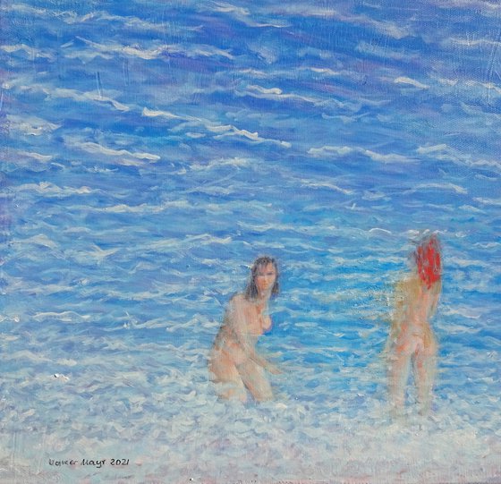 Two Women At The Beach