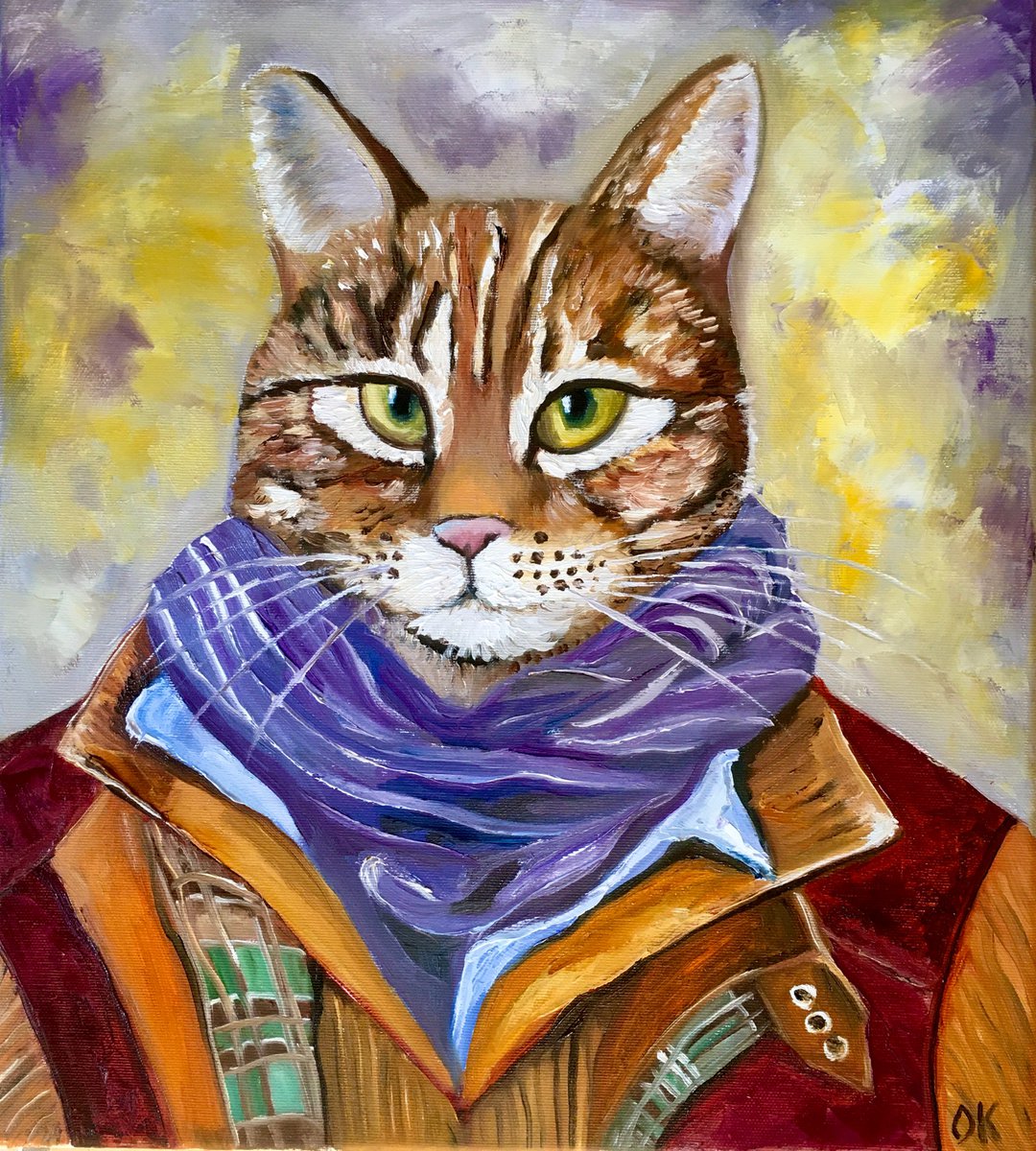 Troy The Cat adventurer. by Olga Koval