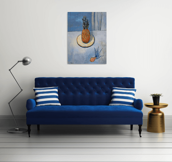 Pineapple with onion