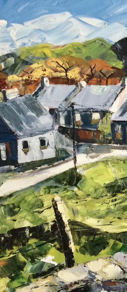 Dolwyddlan Village, Snowdonia by Marilyn Rhind