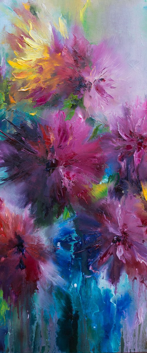 Bright fireworks by Olha Laptieva