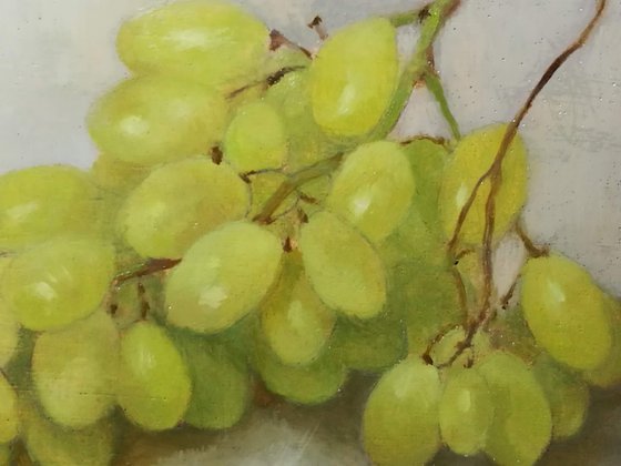 A bunch of grapes