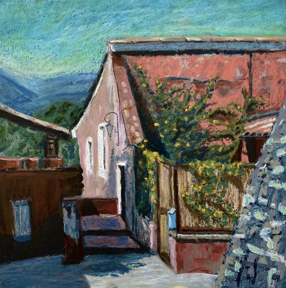 Courtyard in Roussillon