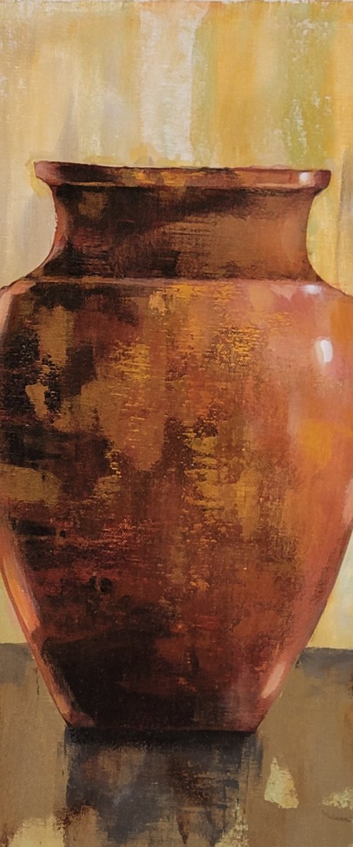 Glazed Pot I by Silvia  Vassileva