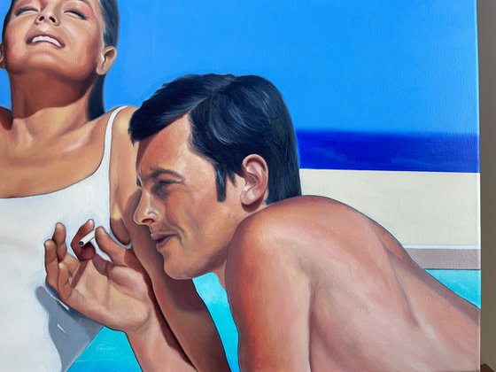 1969LA PISCINE.Romy and Alain