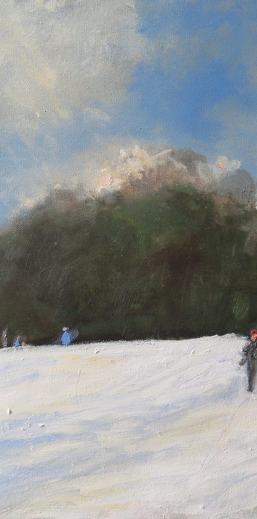 Snow Near York by Malcolm Ludvigsen