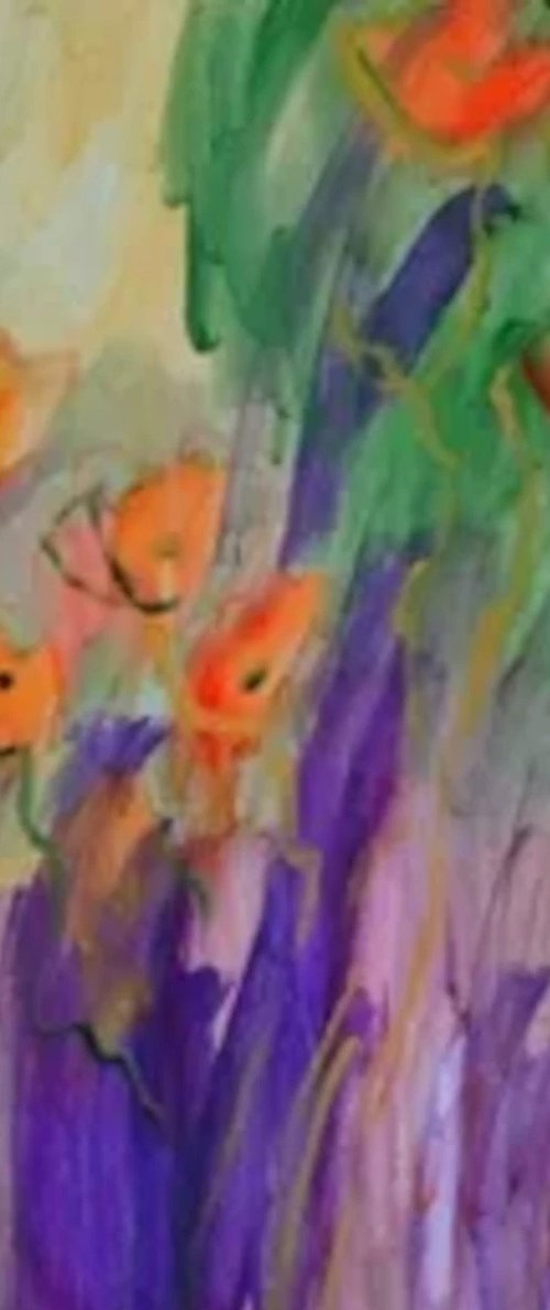 Floral Garden in Bloom by Marina Krylova