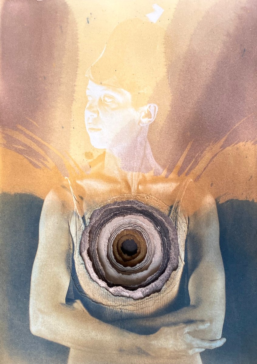 Illustrative Portrait Photograph By Ramona Zordini, 6 X 8", Experimental Portrait 2, Original Artwork