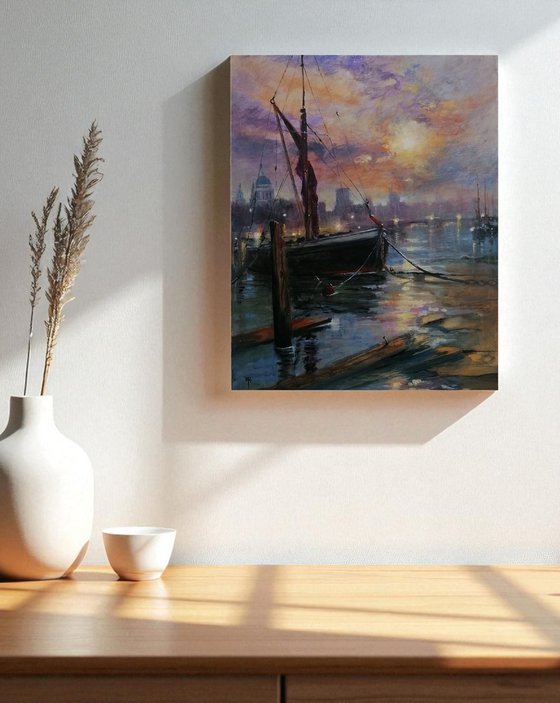 The Thames at Twilight, London