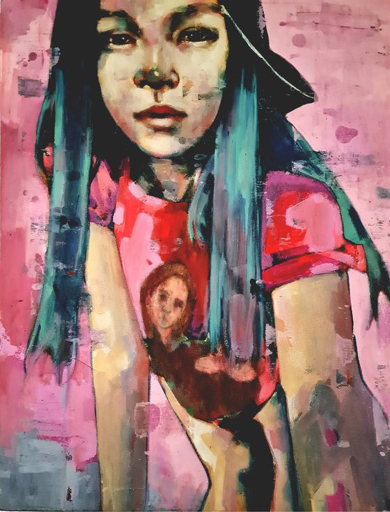 portrait study in pink 11-19-25