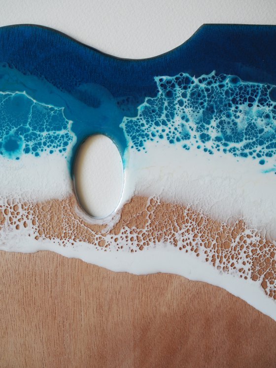 Artist palette with sea #3
