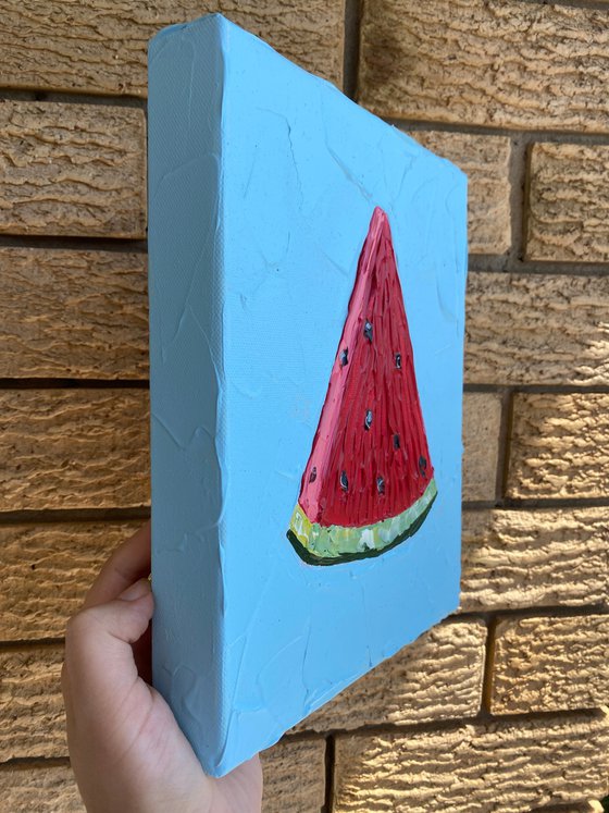 Watermelon slice (blue)