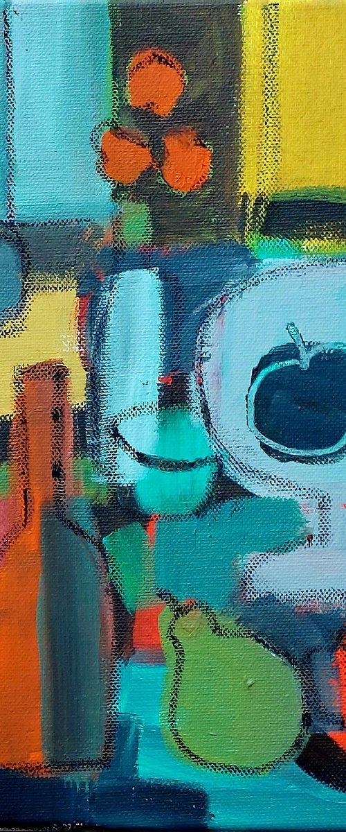 Interior with a White Jug VI by Jan Rippingham