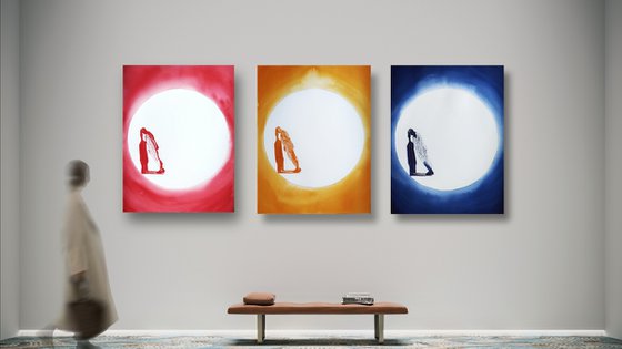 Triptych Color Harmony 1