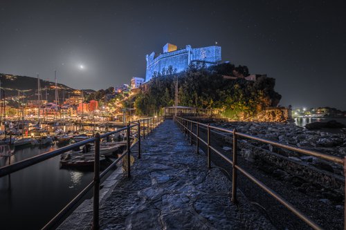 THE CASTLE AND THE MOON by Giovanni Laudicina
