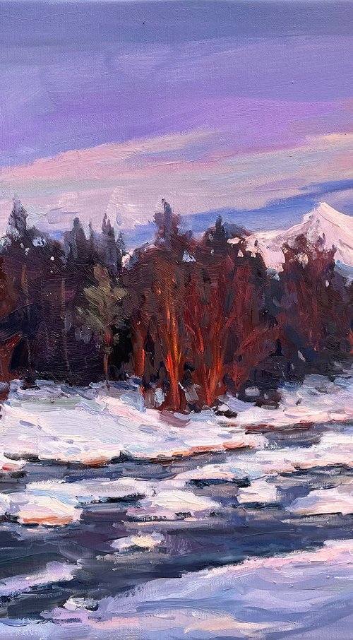 Winter by Evgeny Chernyakovsky