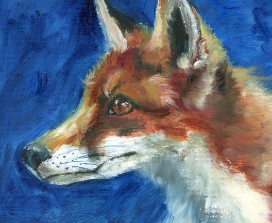 The Fox - Original Oil Painting