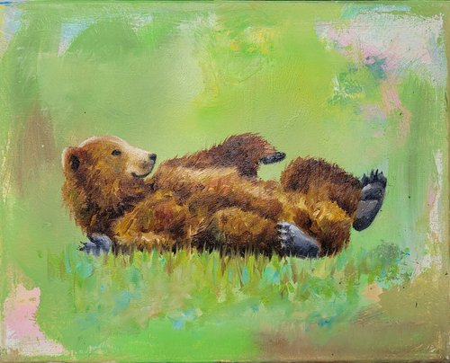 Playful Bear by Lisa Braun