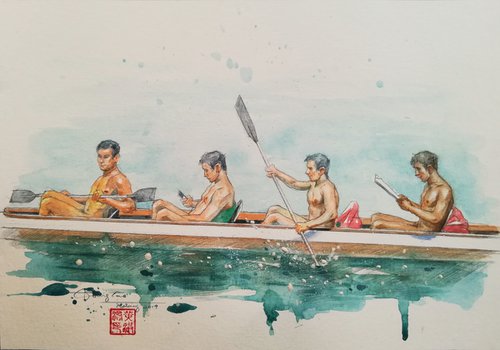 Boating by Hongtao Huang