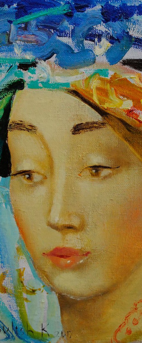 Oil painting on canvas, modern painting by Kate Kulish
