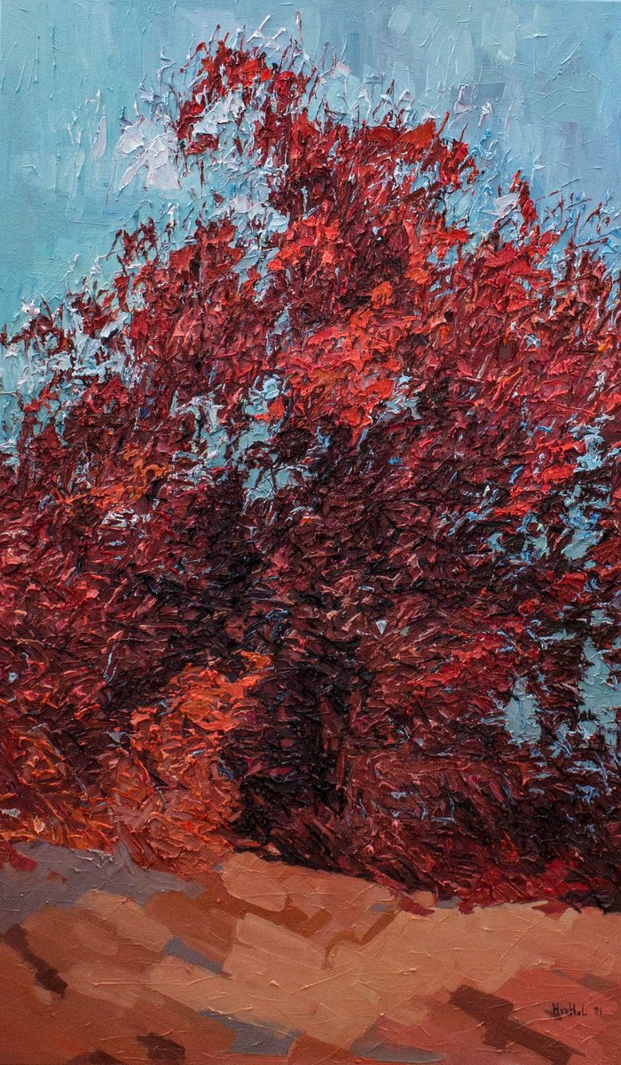 Fall 5 By Olena Horhol, 24 X 39, Artwork For Sale On Artfinder