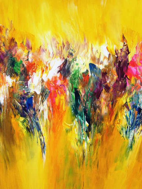 Yellow Dreamworld XXL 1 by Peter Nottrott